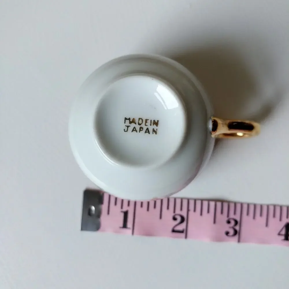 Small Vintage Floral Teacup